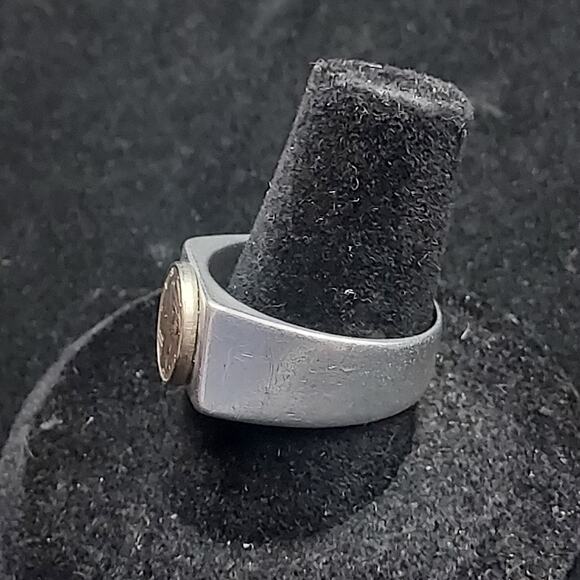 Vintage Mercury Dime Ring Size 8.5 Coin Currency Jewelry - Picture 4 of 8